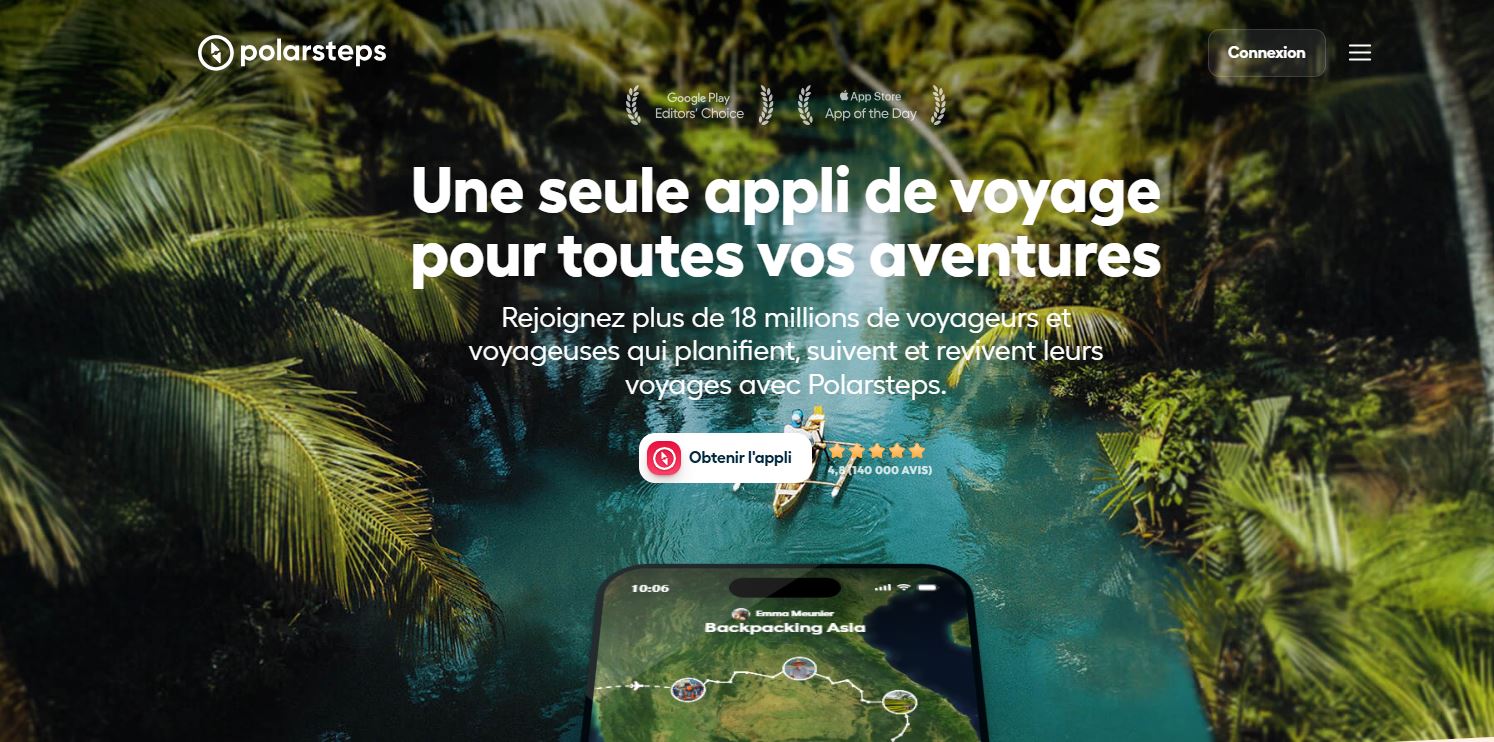 suivre quelqu’un sur Polarsteps