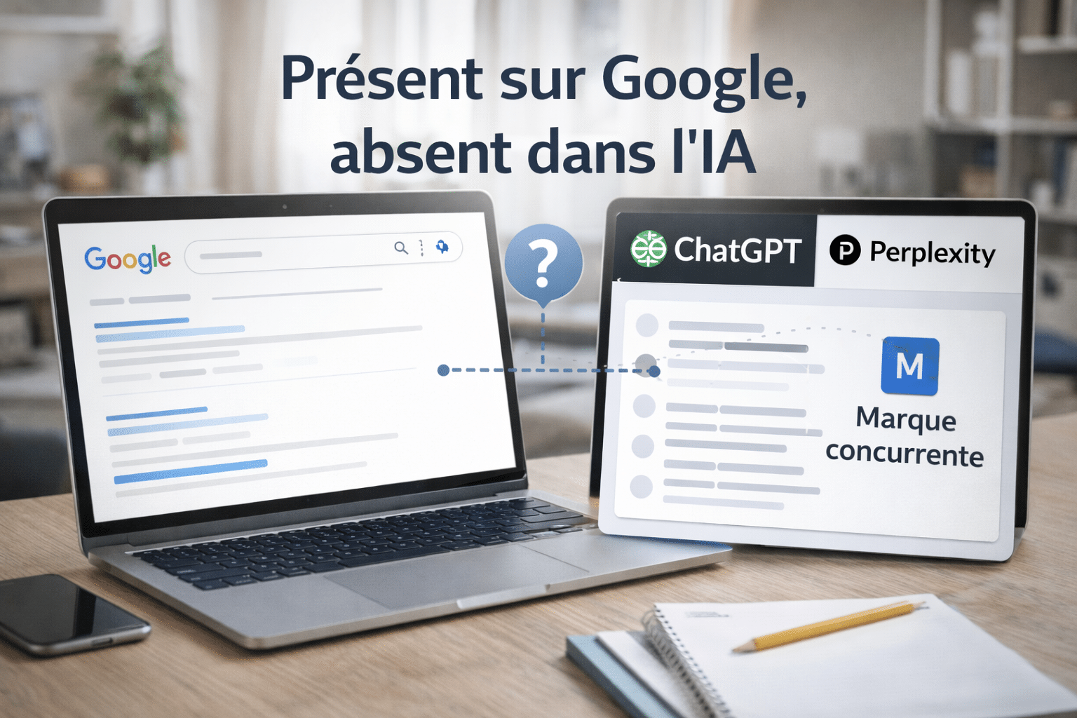 Votre site est bien référencé sur Google mais invisible dans les IA : que faire ?