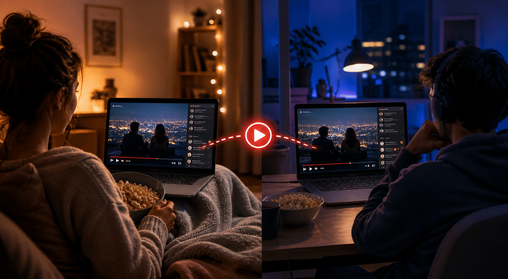 regarder Netflix a deux