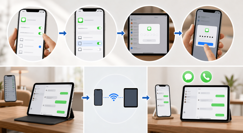 SMS iPad et iPhone