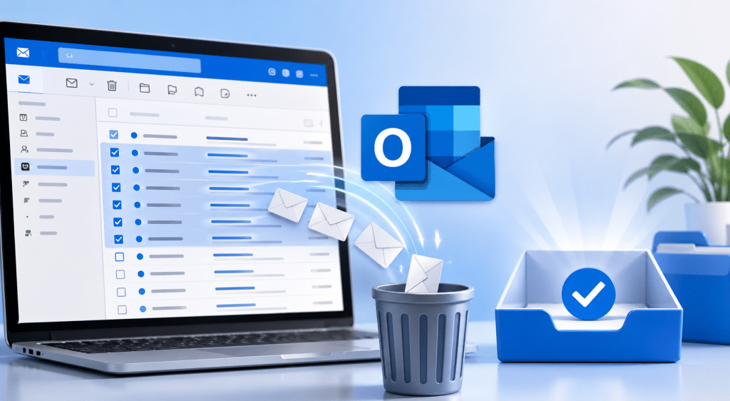 supprimer plusieurs mails Outlook