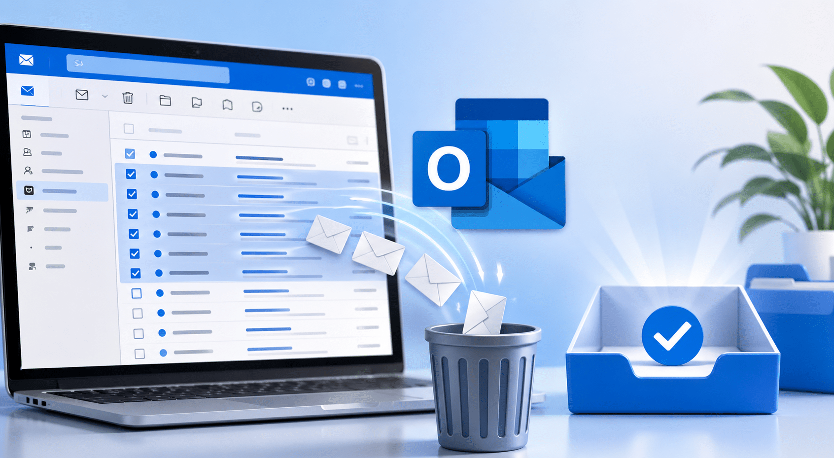 supprimer plusieurs mails Outlook