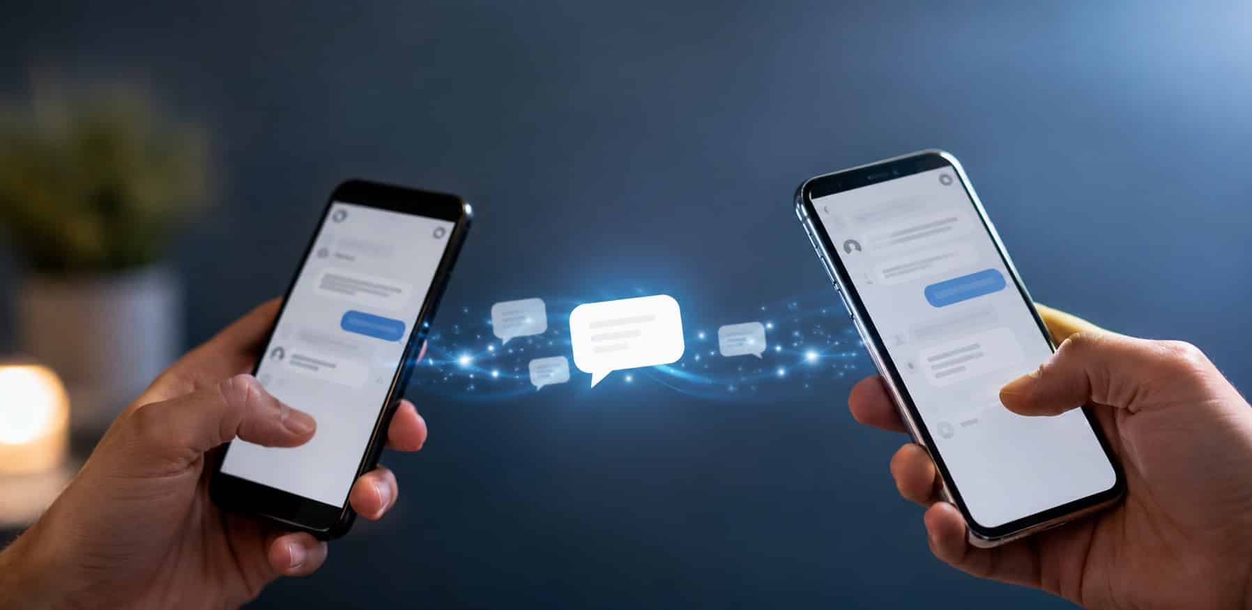 transmettre un SMS à une autre personne
