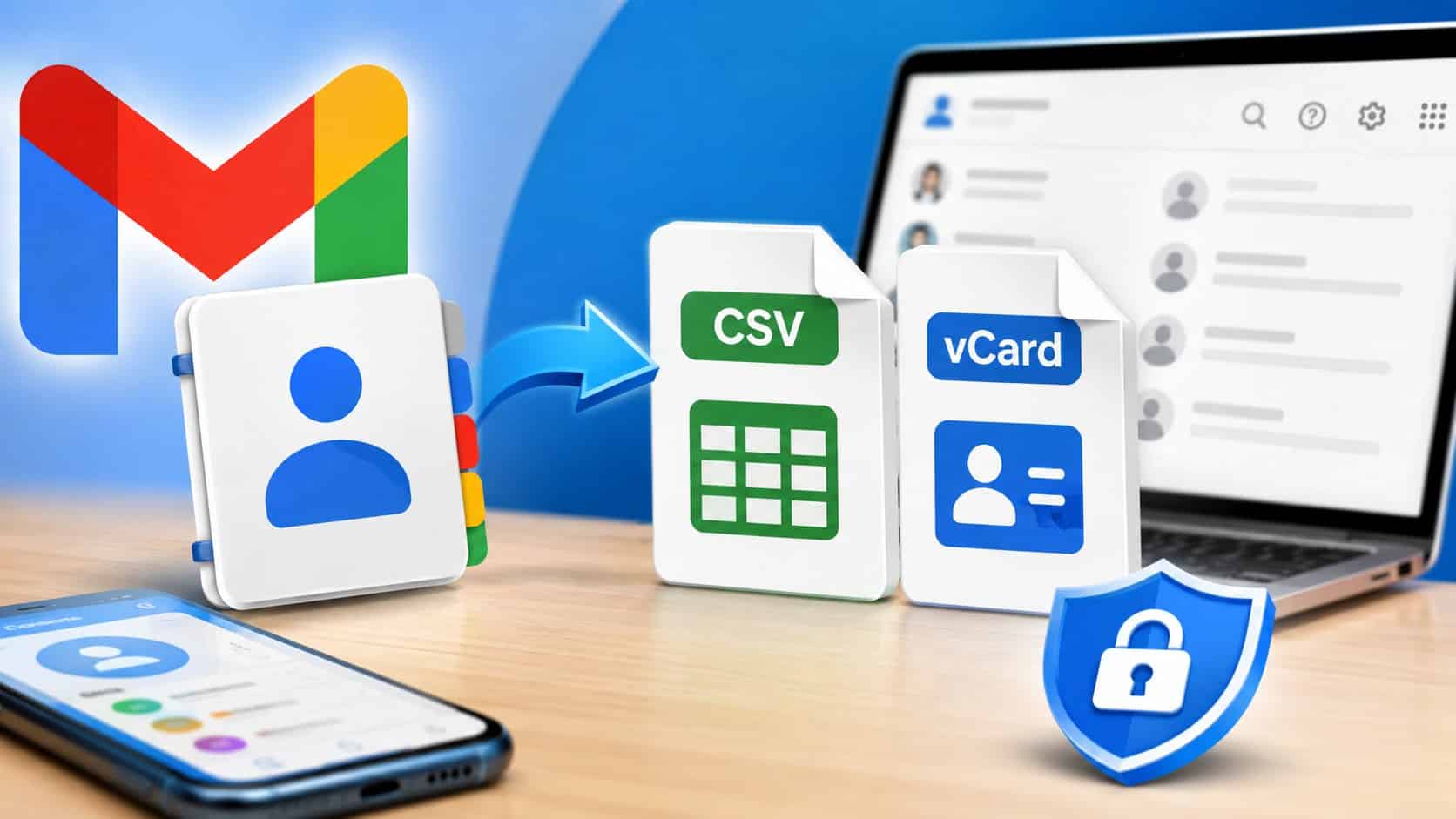Comment exporter ses contacts Gmail en CSV ou vCard ?