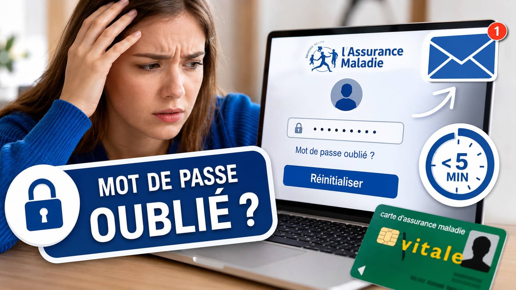 Mot de passe Ameli oublié : comment récupérer l&rsquo;accès à son compte