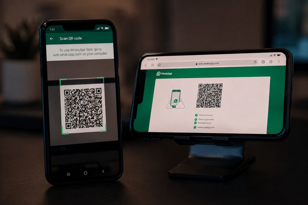 WhatsApp Web téléphone