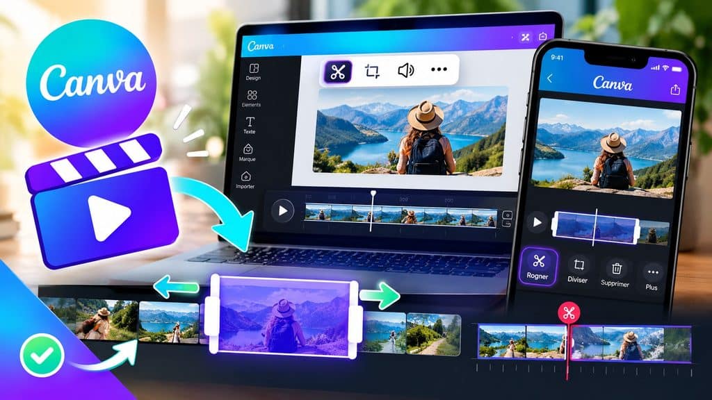 couper une vidéo sur Canva